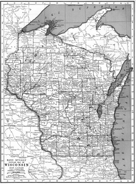 MapOfWisconsin